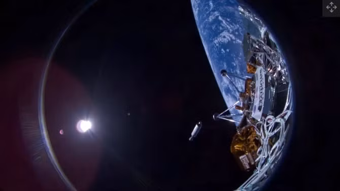 Tau do bo tu nhan Odysseus cua My chuan bi dap xuong Mat trang