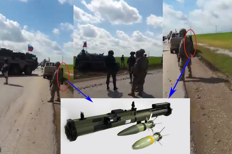 Khá ngạc nhiên khi các binh sĩ Mỹ mang theo súng chống tăng M72 khi chặn đường đoàn xe của Nga.