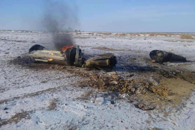 Tên lửa được phóng từ bãi tập Kapustin Yar, cách xa vị trí rơi 650 km, quả đạn sau khi rơi xuống đất đã không phát nổ và cũng không ghi nhận có thiệt hại về người.