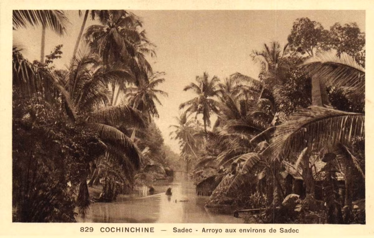 Kênh rạch xung quanh Sa Đéc. Ảnh tư liệu.