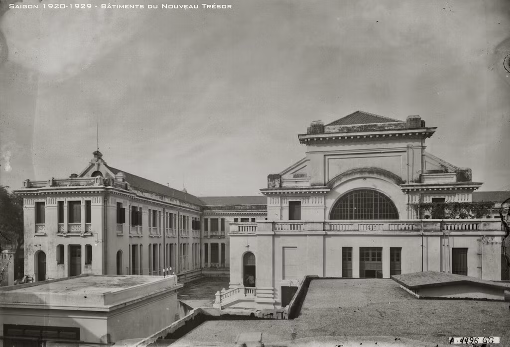 Mặt sau của Tổng nha Ngân khố. Ảnh tư liệu.