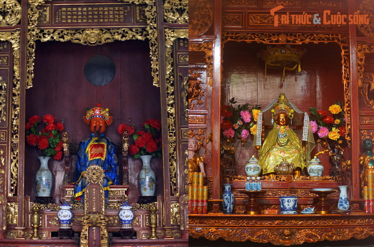 Hiện tại hội quán có hai khu vực thờ tự, một dành cho Quan Công, một dành cho Bà Thiên Hậu. Do các biến động lịch sử mà đồ nội thất nguyên bản của hội quán đã mất mát phần lớn.