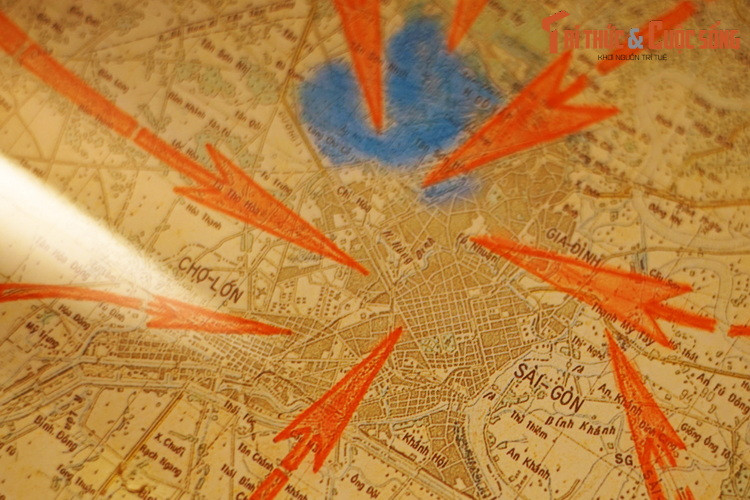 Tấm bản đồ được Đại tướng Văn Tiến Dũng lưu giữ từ năm 1975 đến năm 1990, sau đó trao tặng cho Bảo tàng Quân đội (nay là Bảo tàng Lịch sử Quân sự Việt Nam), nhân kỷ niệm 15 năm Ngày giải phóng hoàn toàn miền Nam, thống nhất đất nước.