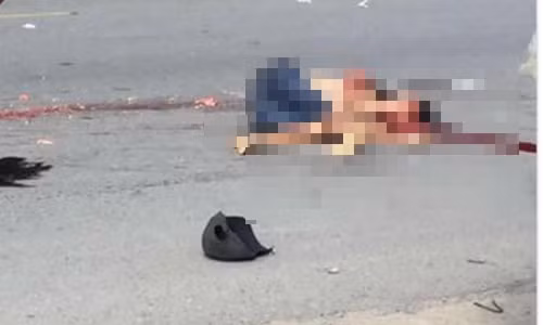 Hai xe may tong nhau, vang xa hang chuc met, 3 nguoi chet