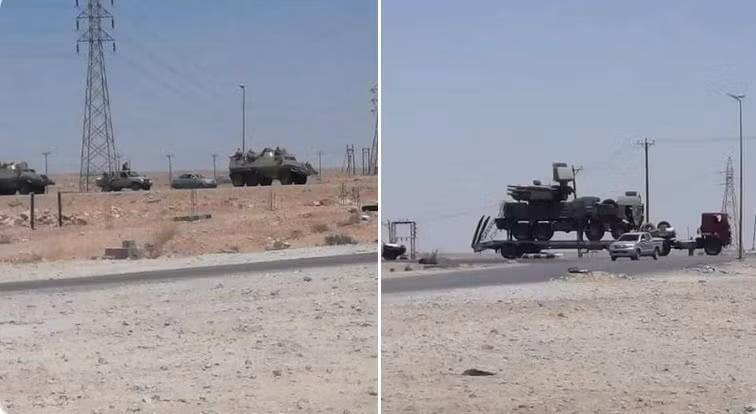 Bên cạnh đó, UAE được cho là đã viện trợ cho LNA xe bọc thép chống mìn Caiman 6x6 CAT, các xe này được trang bị giáp lồng và có tháp súng có thể gắn súng máy 7,62 mm hoặc 12,7 mm.