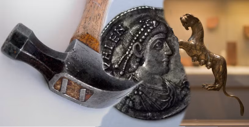 Năm 1992, một người đàn ông tên Peter Whatling sống ở Anh đi tìm búa thì vô tình phát hiện kho vàng giá trị.