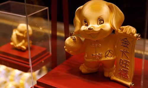 Giá vàng tăng đầu năm mới