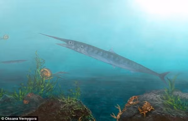 Ảnh mô phỏng cá thằn lằn.