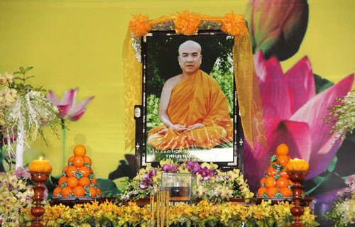 Le tang Dai lao Hoa thuong Thich Giac Nhien to chuc tai TP HCM
