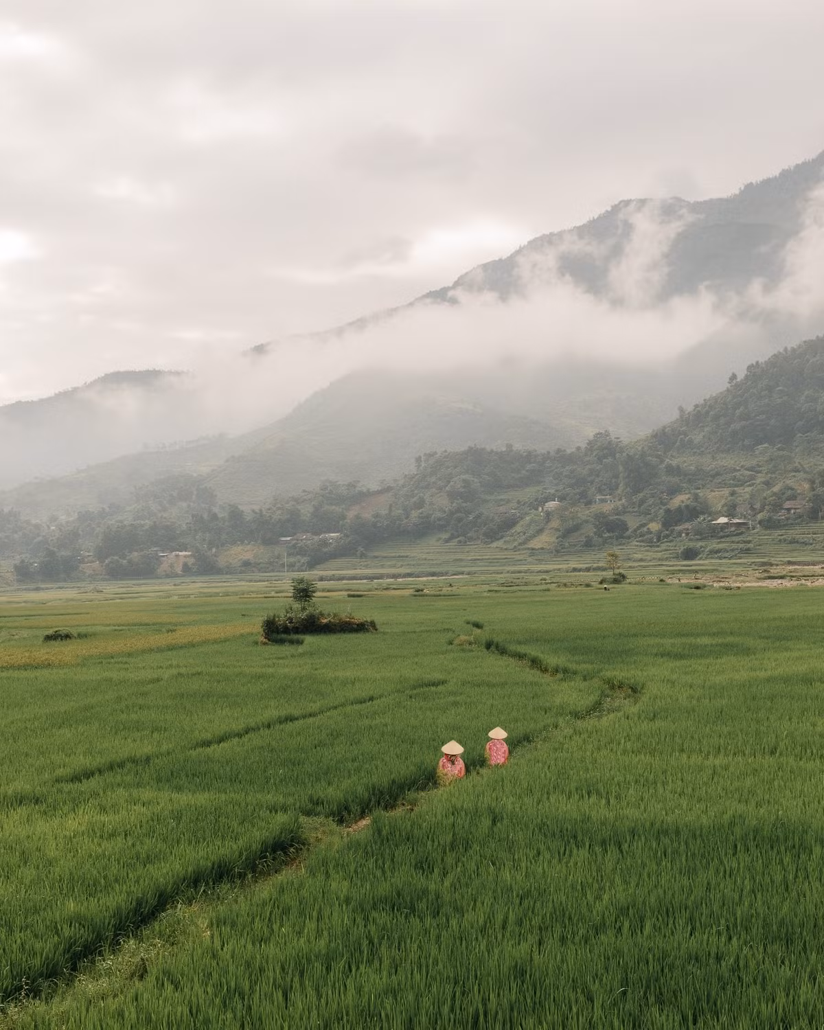 Một góc thị trấn Tú Lệ, Yên Bái