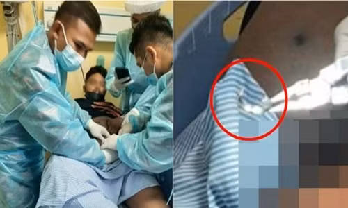 Ham moi la khi an ai, chang trai phai cau cuu canh sat