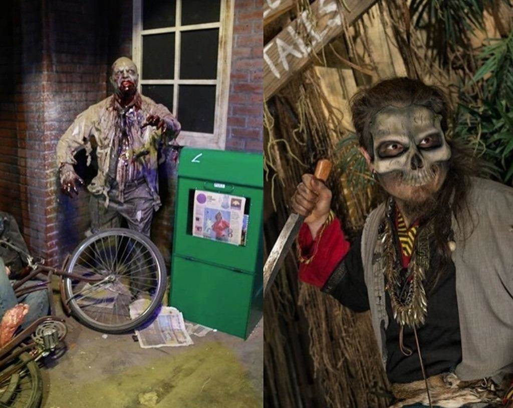 Halloween di choi nha ma, co gai gap chuyen kinh hai