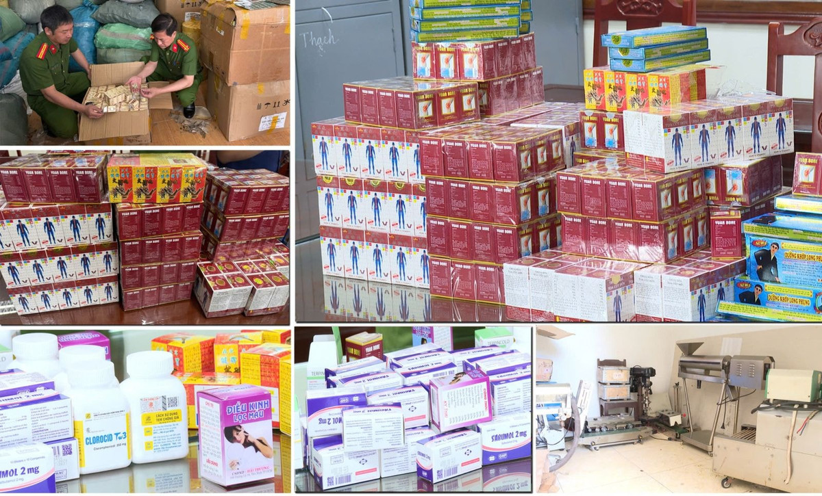 Pha duong day san xuat gan 10 tan thuoc gia