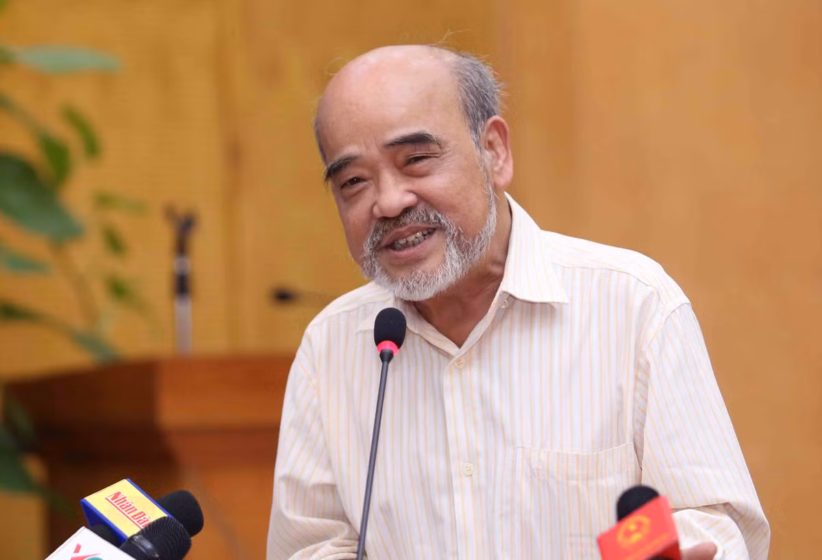 Ông Đặng Hùng Võ - Nguyên Thứ trưởng Bộ Tài nguyên và Môi trường. Ảnh: Một Thế Giới.