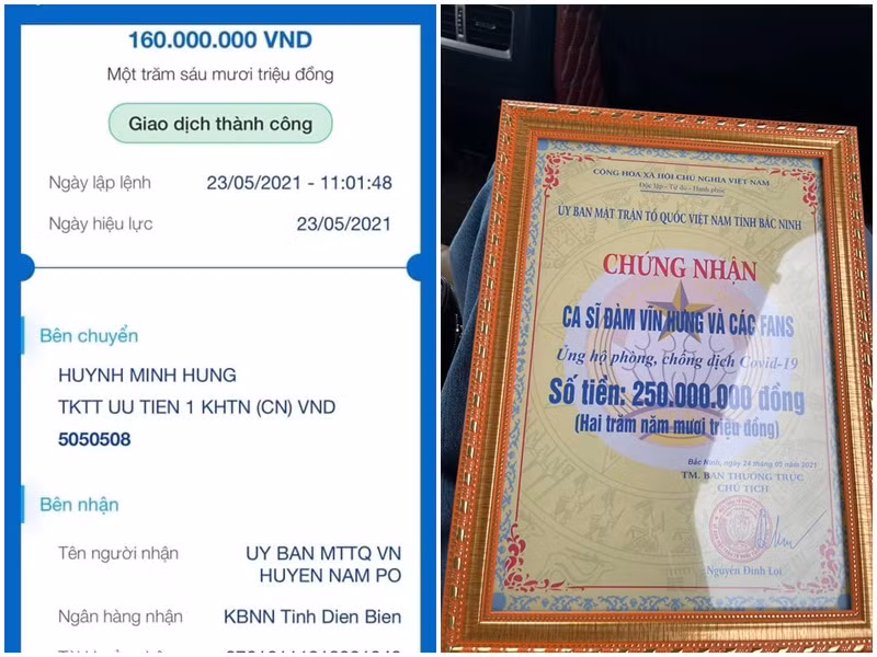 Dam Vinh Hung cong khai chi tieu tien tu thien chong COVID-19-Hinh-2