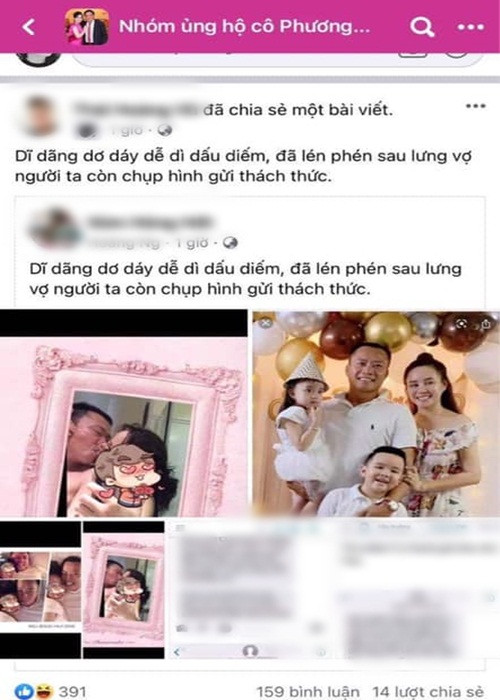 Vy Oanh dap tra tinh cu cua chong, nghi ba Phuong Hang co lien quan