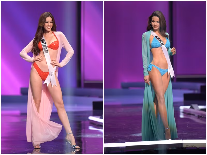 Sáng ngày 15/5 (giờ Việt Nam), hơn 70 thí sinh của cuộc thi Miss Universe 2020 - Hoa hậu Hoàn vũ Thế giới 2020 bước vào bán kết. Phần thi được chú ý nhất là trình diễn bikini. Nhiều thí sinh được đánh giá cao ở phần thi này như đại diện Việt Nam, Brazil.