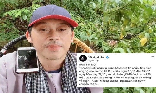 Hoai Linh tran tinh ve 13 ty dong ung ho ba con mien Trung