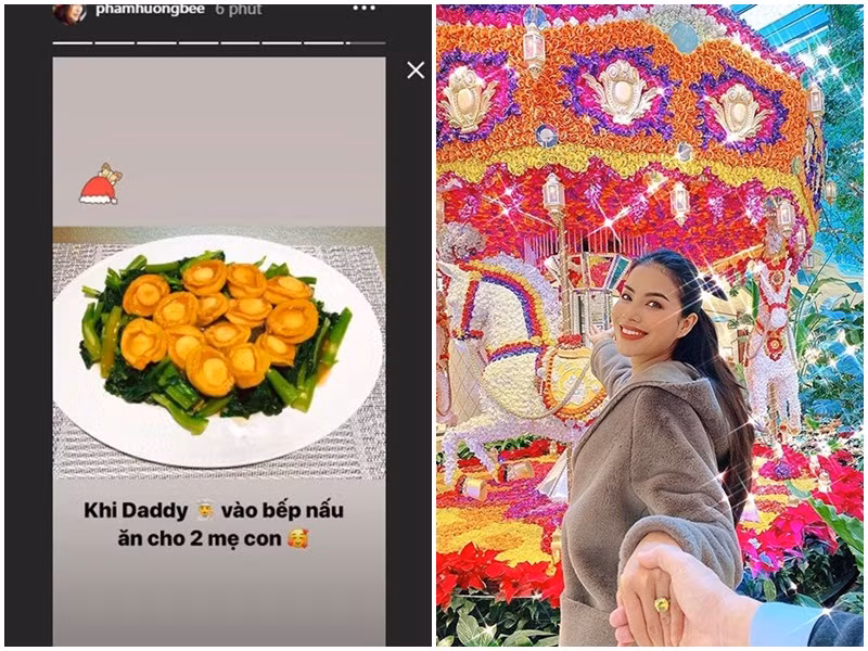 Nàng hoa hậu từng đăng tải hình ảnh ôm nửa kia tình tứ trong khung cảnh lãng mạn với chùm bóng bay, được người yêu nấu ăn, ảnh nắm tay bạn trai khi đi trượt tuyết. Phạm Hương từng tiết lộ thời điểm lên xe hoa. Cụ thể, khi nhận được câu hỏi từ fan: "Chị có dự định tổ chức đám cưới không ạ?", nàng hậu đáp: "Chờ ngày Max biết đi em ạ. Lúc đó, Max sẽ là người mang tặng nhẫn cưới cho bố mẹ".