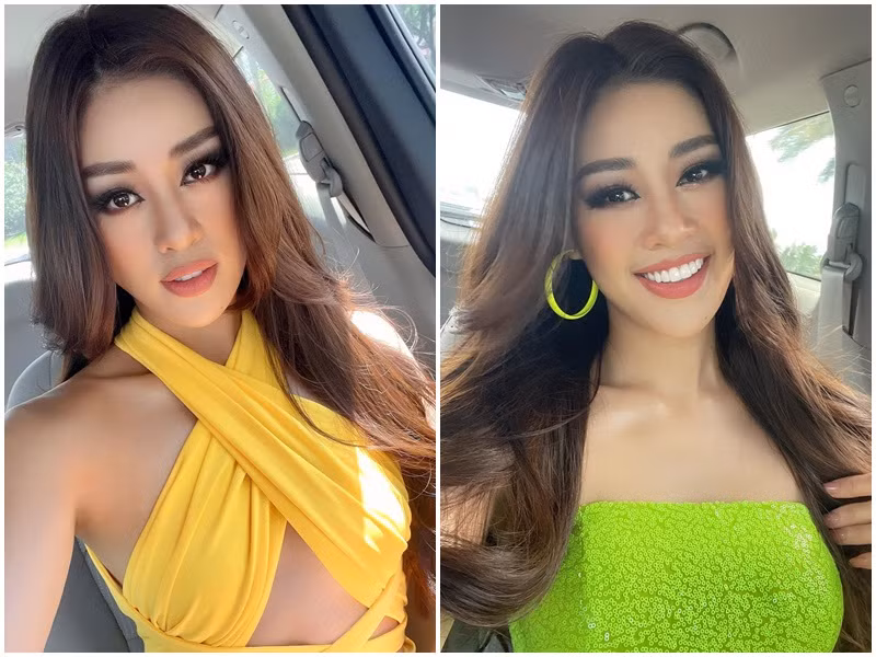 Người hâm mộ mong Khánh Vân giữ được hình thể chuẩn trong quá trình tham gia Hoa hậu Hoàn vũ Thế giới do tạng người của chân dài dễ bị sụt cân.