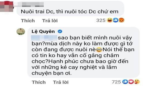 Le Quyen dap tra gay gat khi bi cuoi nhao “nuoi trai“-Hinh-4