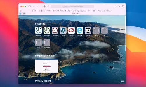 Sử dụng trình duyệt Safari. Các trình duyệt bên thứ 3 như Chrome thường chiếm dụng nhiều tài nguyên, khiến thời lượng pin MacBook giảm nhanh. Theo biên tập viên CNET, trình duyệt Safari được Apple tối ưu nên tiêu thụ pin ít hơn. Các tính năng có sẵn trên ứng dụng đã đáp ứng hầu hết nhu cầu cơ bản của người dùng. Ảnh: 9to5mac.