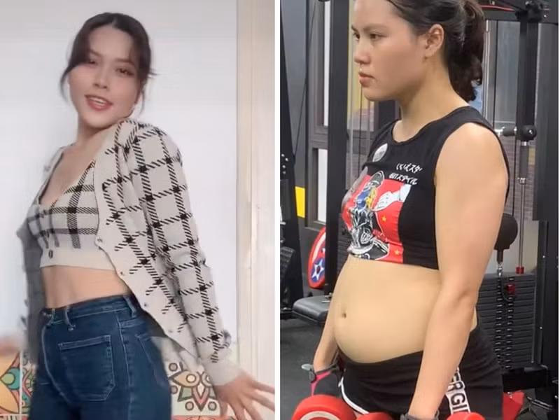 Ánh Tuyết trông như mang bầu khi hóa thân vào vai diễn trong "Hương vị tình thân".