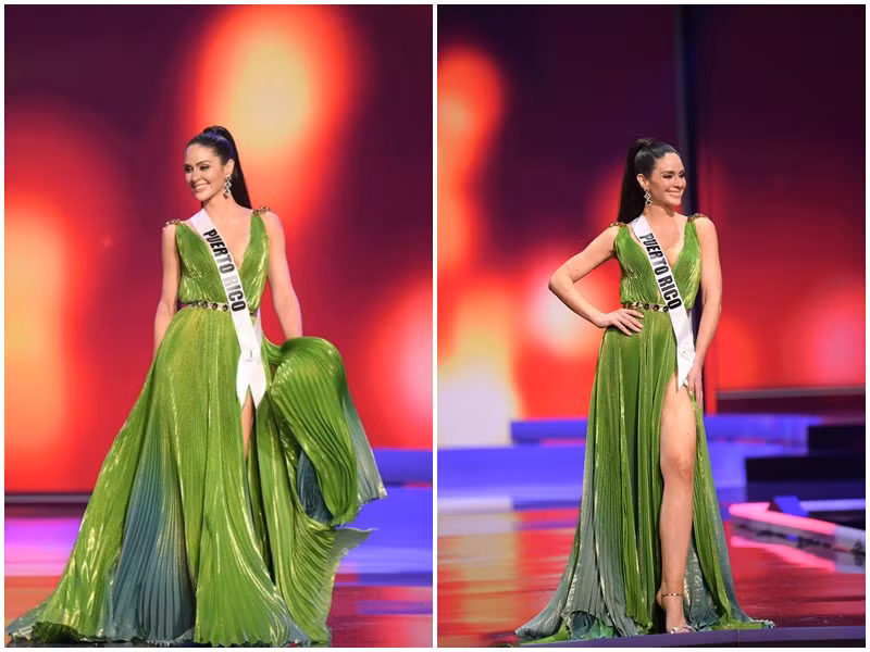 Đại diện Puerto Rico - Estefania Soto cũng là ứng viên sáng giá cho ngôi vị cao nhất. Cô có gương mặt xinh đẹp, vóc dáng như tạc tượng. Một điểm mạnh khác của đại diện Puerto Rico là sự tự tin khi trò chuyện bằng tiếng Anh.