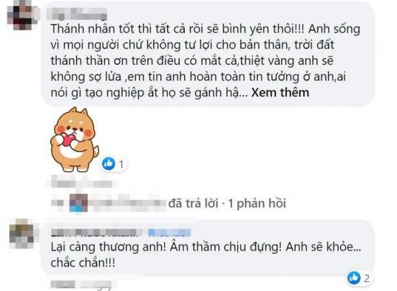 Bên cạnh đó, có nhiều khán giả cũng tin tưởng và ngưỡng mộ đến ông. Mọi người đều mong NSƯT Hoài Linh giữ gìn sức khỏe sớm vượt qua những lùm xùm này.