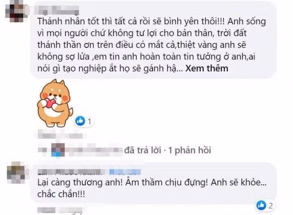 Bên cạnh đó, có nhiều khán giả cũng tin tưởng và ngưỡng mộ đến ông. Mọi người đều mong NSƯT Hoài Linh giữ gìn sức khỏe sớm vượt qua những lùm xùm này.