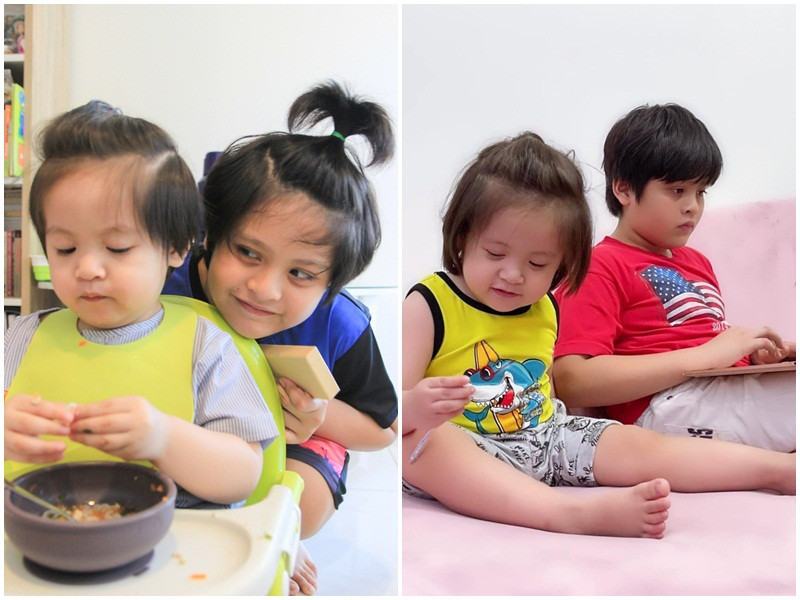 Con trai đầu lòng của vợ chồng Thanh Thúy tên Thiên Phúc (Cà Phê) sinh năm 2009. Còn cậu con trai thứ hai tên Thiên Phú (Tết) sinh năm 2019.