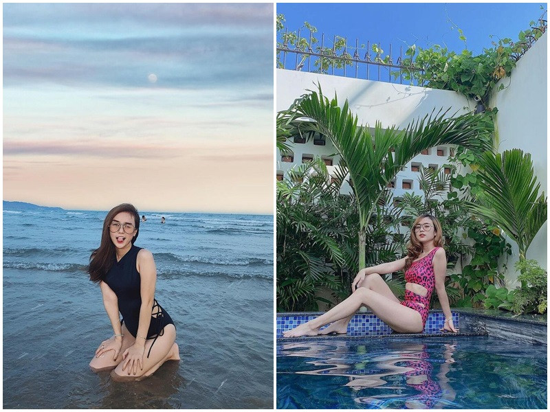 Sau khi ly hôn, vợ cũ Hoài Lâm ngày càng gợi cảm. Cô sở hữu vóc dáng nuột nà dù từng 2 lần sinh nở.