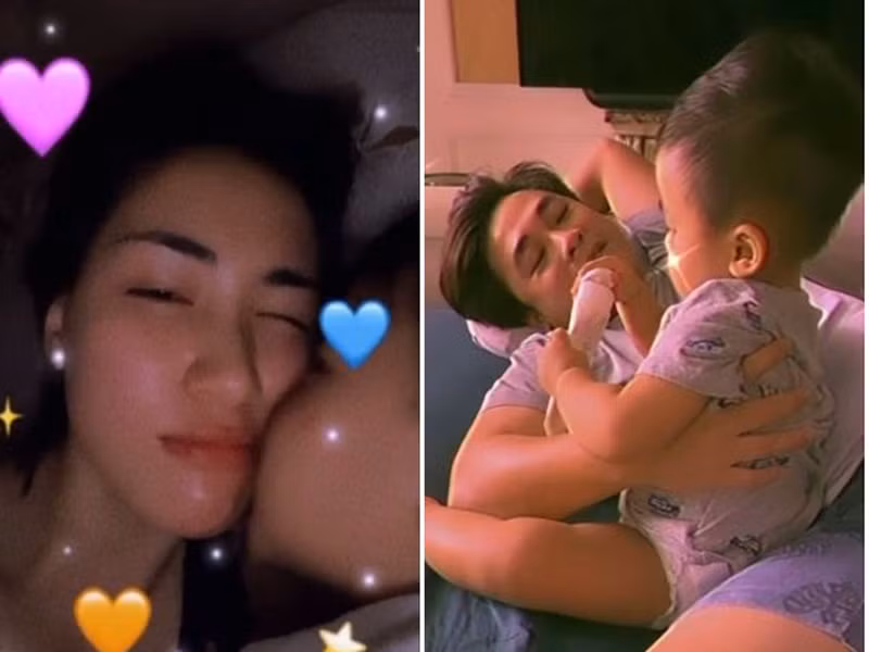 Loạt ảnh đáng yêu của con trai Hòa Minzy từ khi lộ diện Loat anh dang yeu cua con trai Hoa Minzy tu khi lo dien