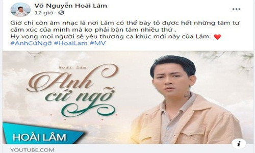 Hoai Lam chia se day tam trang sau khi vo cu khoe tinh moi