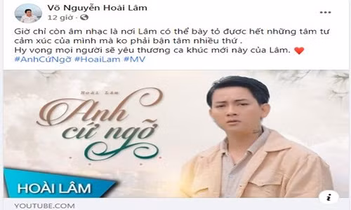 Hoai Lam chia se day tam trang sau khi vo cu khoe tinh moi