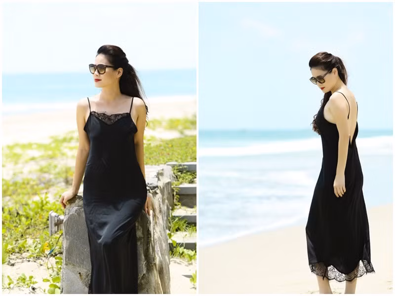 Nữ diễn viên sinh năm 1978 sở hữu gương mặt xinh đẹp với nụ cười, ánh mắt biết nói cùng vóc dáng gợi cảm. Ảnh: Khám phá