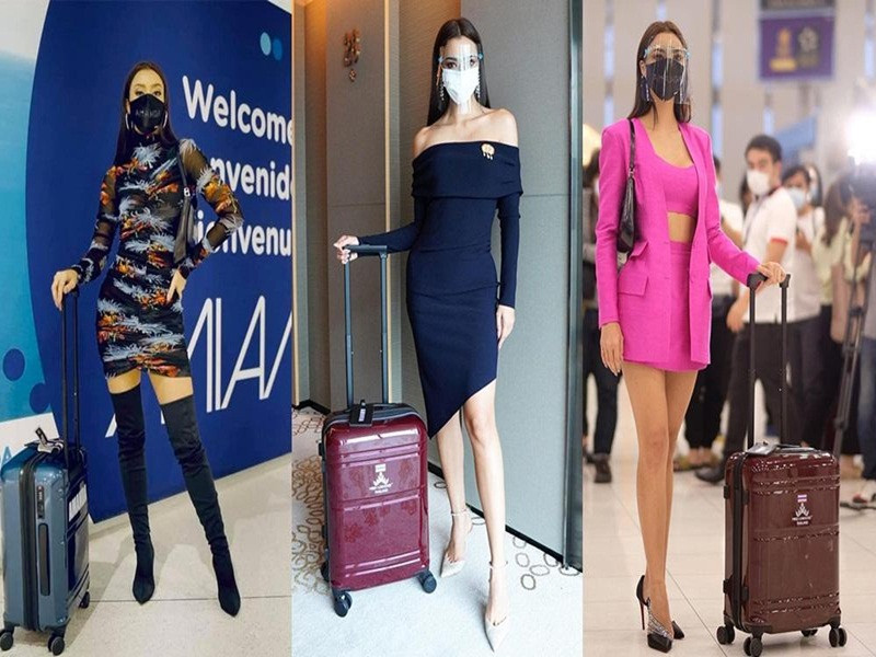 Đại diện Thái Lan mang theo 150 bộ đồ, 60 đôi giày để gây ấn tượng trong những ngày tham gia Hoa hậu Hoàn vũ Thế giới 2020.