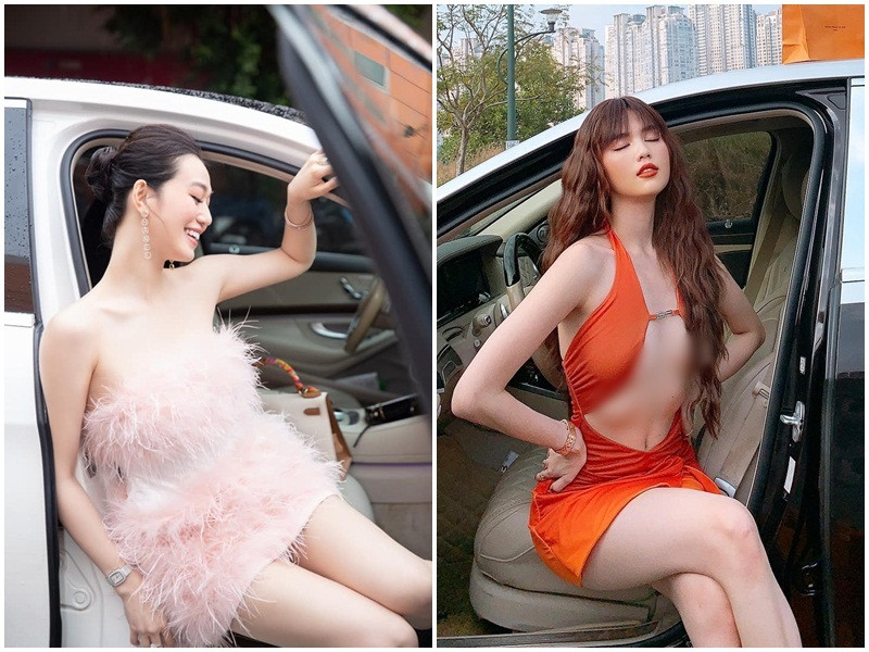 Khánh My được nhiều người cho rằng trên cơ Ngọc Trinh về nhan sắc.