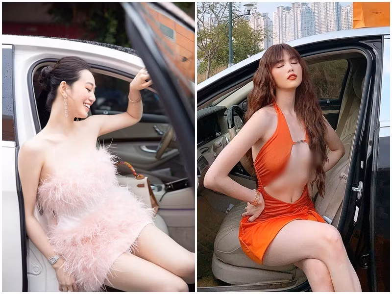 Khánh My được nhiều người cho rằng trên cơ Ngọc Trinh về nhan sắc.