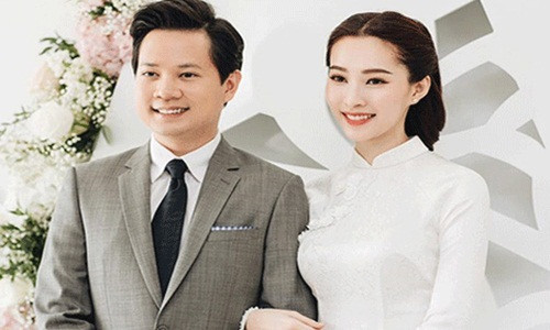 Thu Thảo kết hôn với Trung Tín vào tháng 10/2017 sau 3 năm hẹn hò.