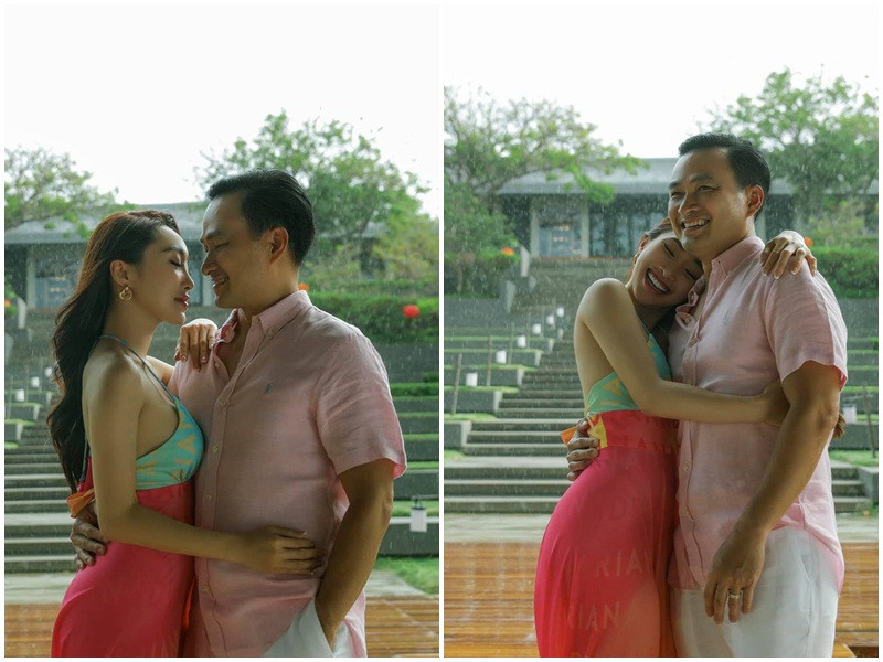 Nhan sắc của bà xã Chi Bảo gây chú ý. Cô được khen sở hữu vóc dáng ngày càng gợi cảm.