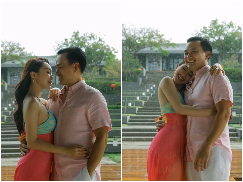 Nhan sắc của bà xã Chi Bảo gây chú ý. Cô được khen sở hữu vóc dáng ngày càng gợi cảm.