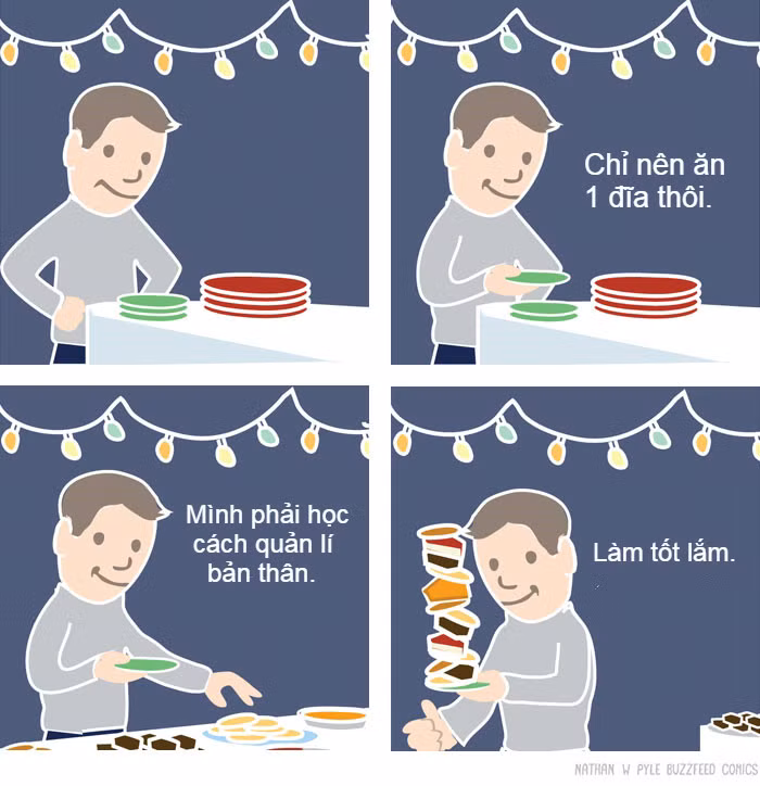 Chỉ là tự che mắt bản thân để bớt cảm thấy tội lỗi thôi mà.