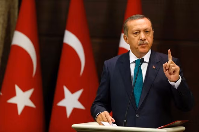 Tổng thống Thổ Nhĩ Kỳ Erdogan.