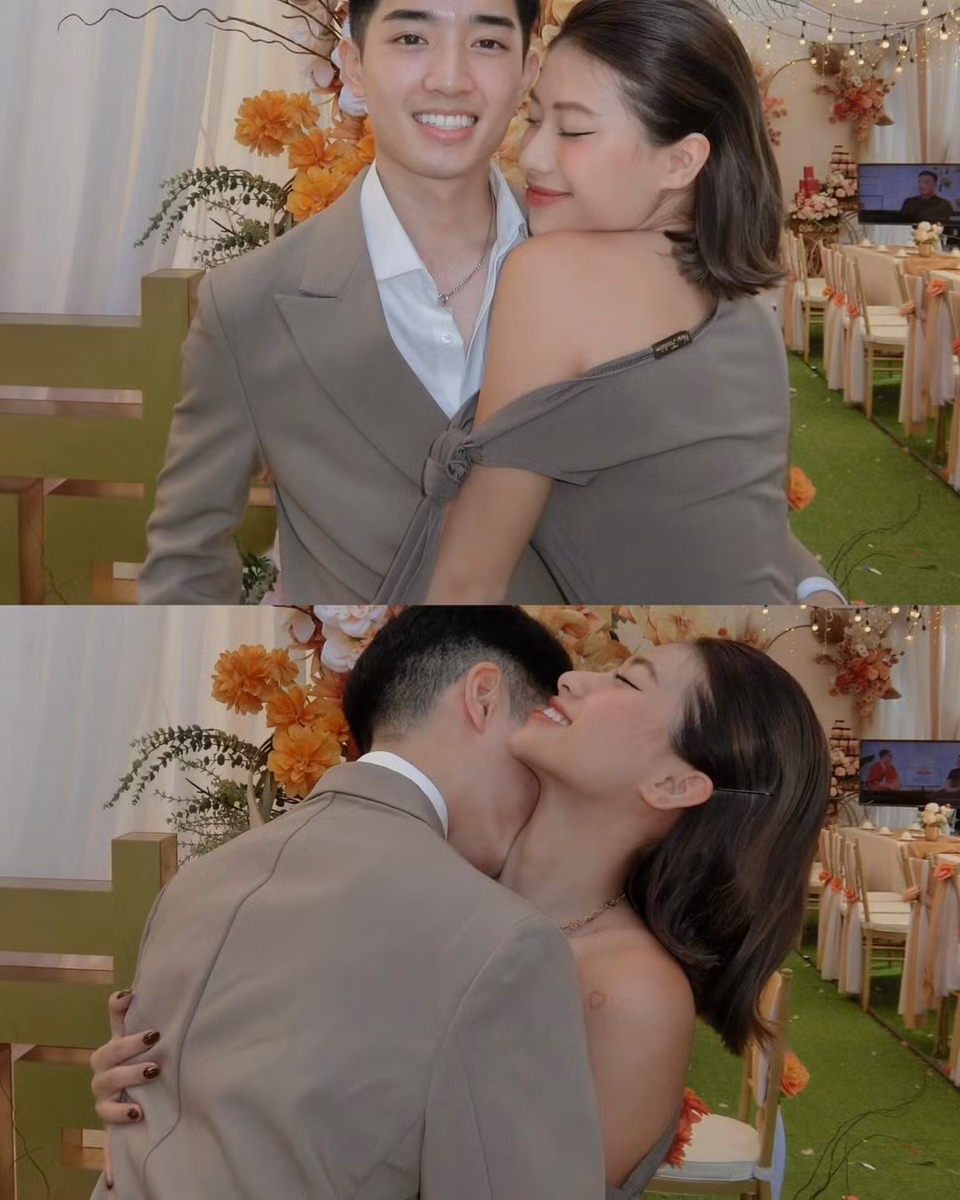 Tuy nhiên hành động của cả 2 khiến nhiều người không khỏi khó chịu. Nhiều người cho rằng ngày cưới là ngày vui của người khác, thì niềm hạnh phúc nên nhường nhân vật chính, chứ không nền bày tỏ tình cảm quá đà như vậy.