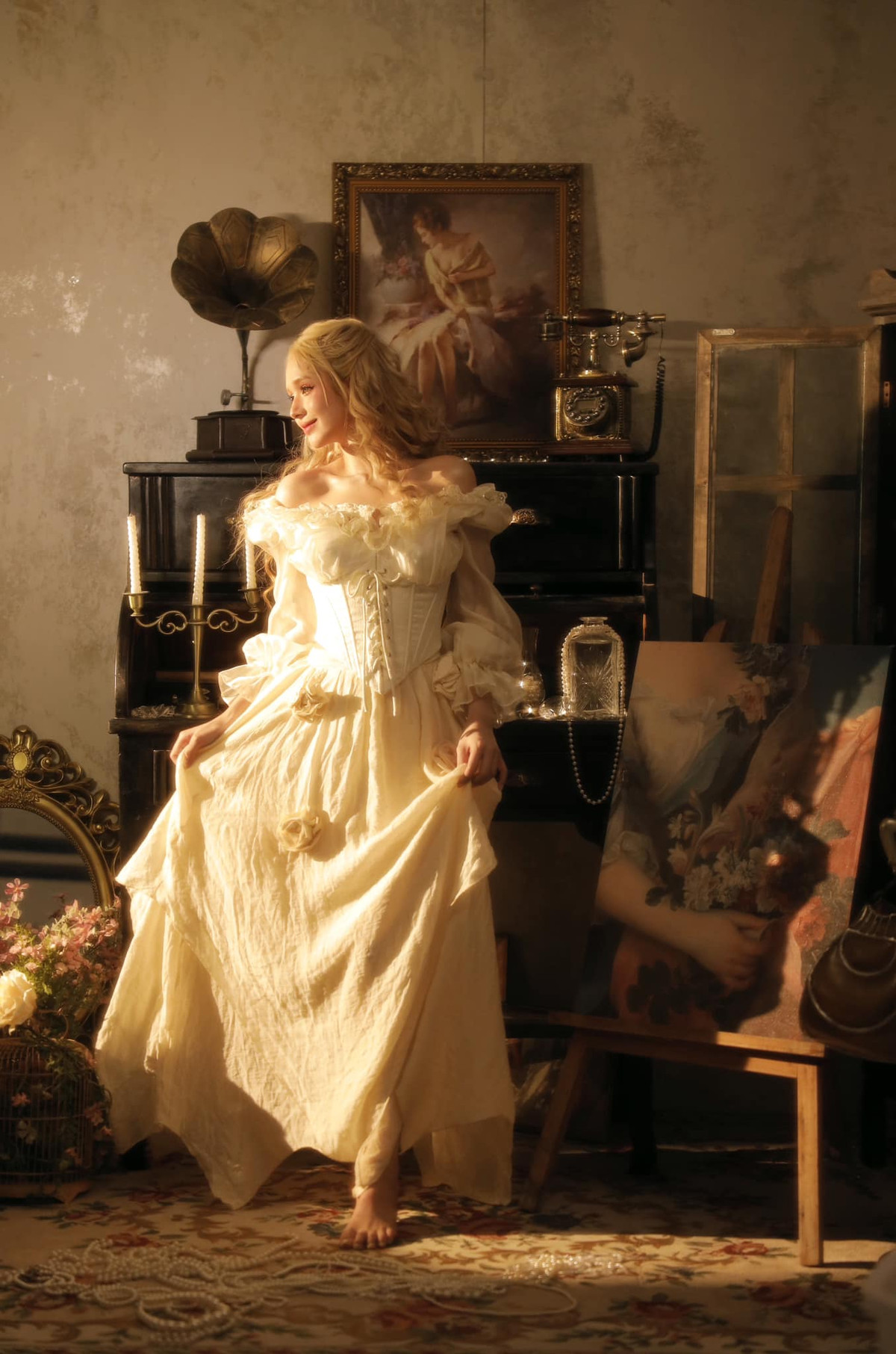 Vẻ đẹp vừa mong manh, lại vô cùng gợi cảm khiến nhiều người phải xuýt xoa.