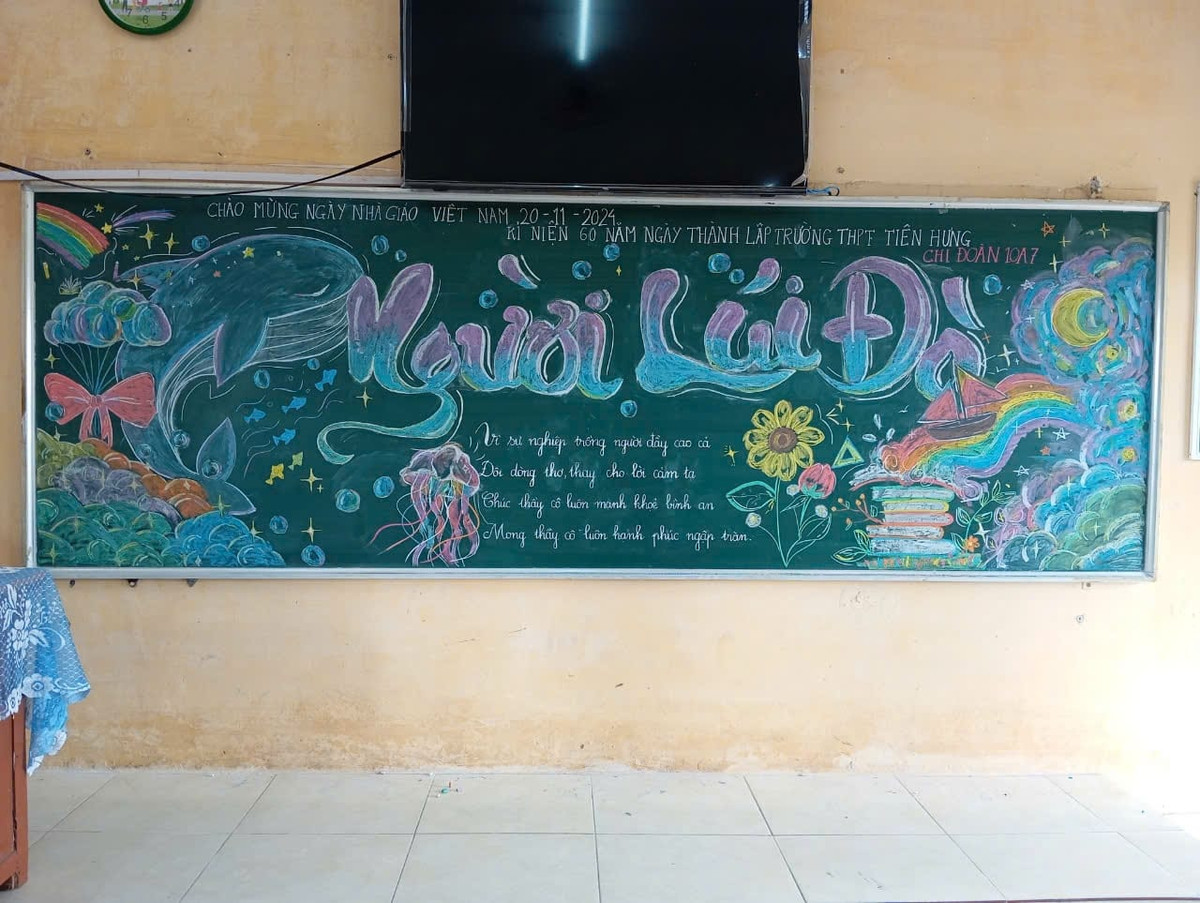 Có lớp chọn cách tái hiện những kỷ niệm đáng nhớ, những bài học không chỉ về kiến thức mà còn là bài học làm người.