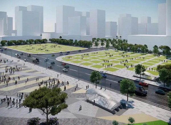 BR-VT: He lo hinh anh cong trinh diem nhan quang truong Thuy Van-Hinh-4