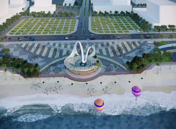 BR-VT: He lo hinh anh cong trinh diem nhan quang truong Thuy Van