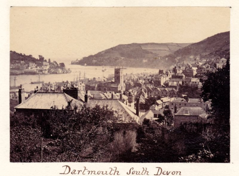 Thị trấn Dartmouth, phía Nam hạt Devon ở nước Anh khoảng năm 1860. Ảnh: Leigh McKinnon Flickr.